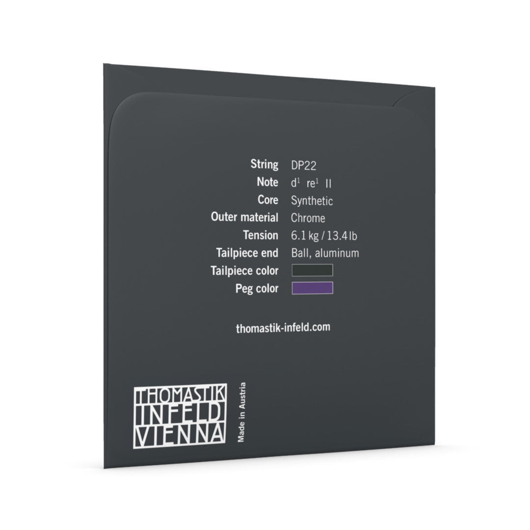 Cuerdas Thomastik-Infeld para viola DOMINANT PRO - D núcleo sintético, Chrome (DP22)