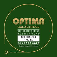 Optima Strings para Guitarras acústicas Gold strings - Set (1747CL)