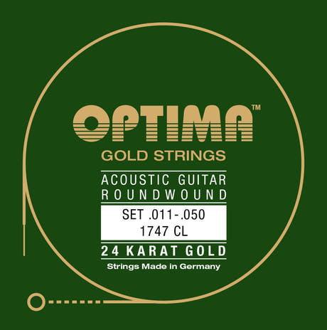 Optima Strings for Acoustic Guitar Gold strings - Set (1747CL)