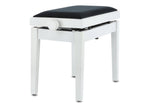 GEWA Piano bench Deluxe Autolift - White matt