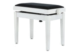 GEWA Piano bench Deluxe Autolift - White matt