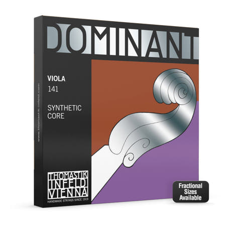 Cuerdas Thomastik-Infeld para viola núcleo de nailon Dominant - Set 1/2 (141 1/2)