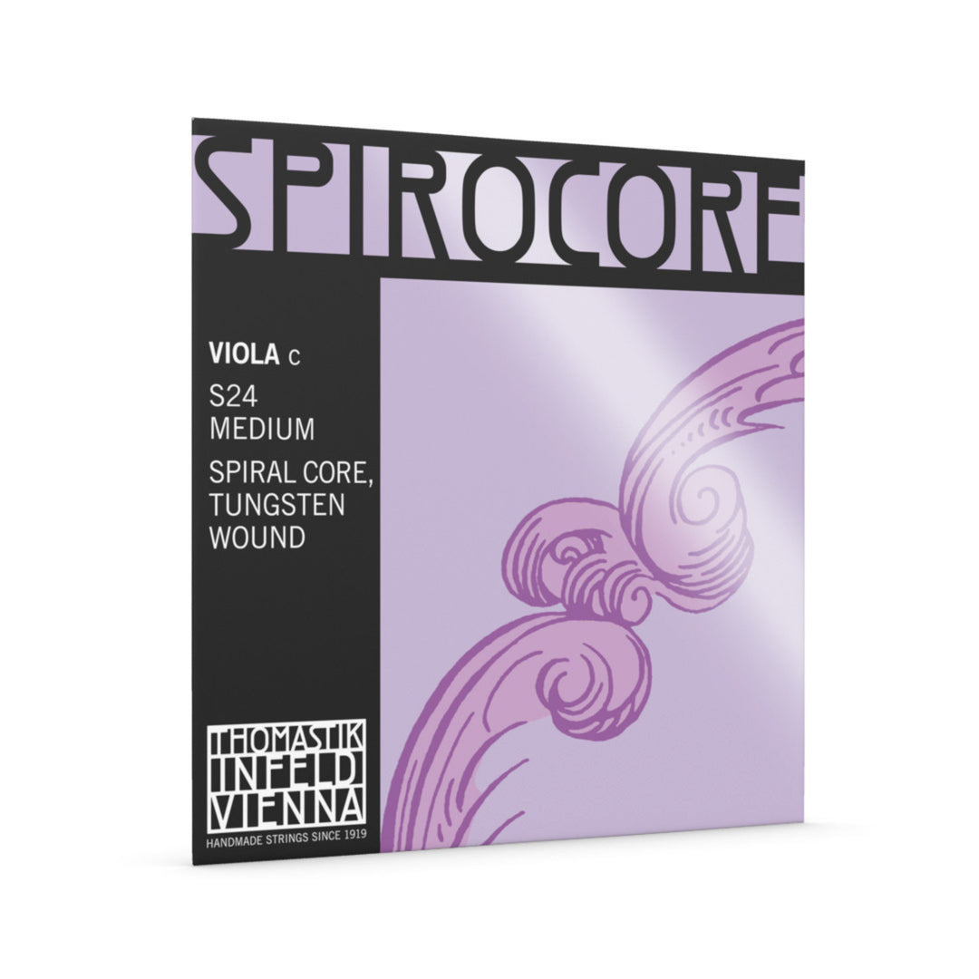 Cuerdas Thomastik-Infeld para viola Spirocore con núcleo espiral - Strong (S24st)