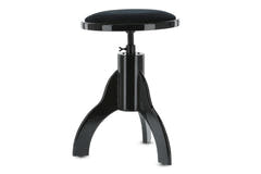 GEWA Silla de piano Deluxe - Black highgloss