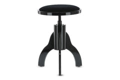 GEWA Silla de piano Deluxe - Black highgloss