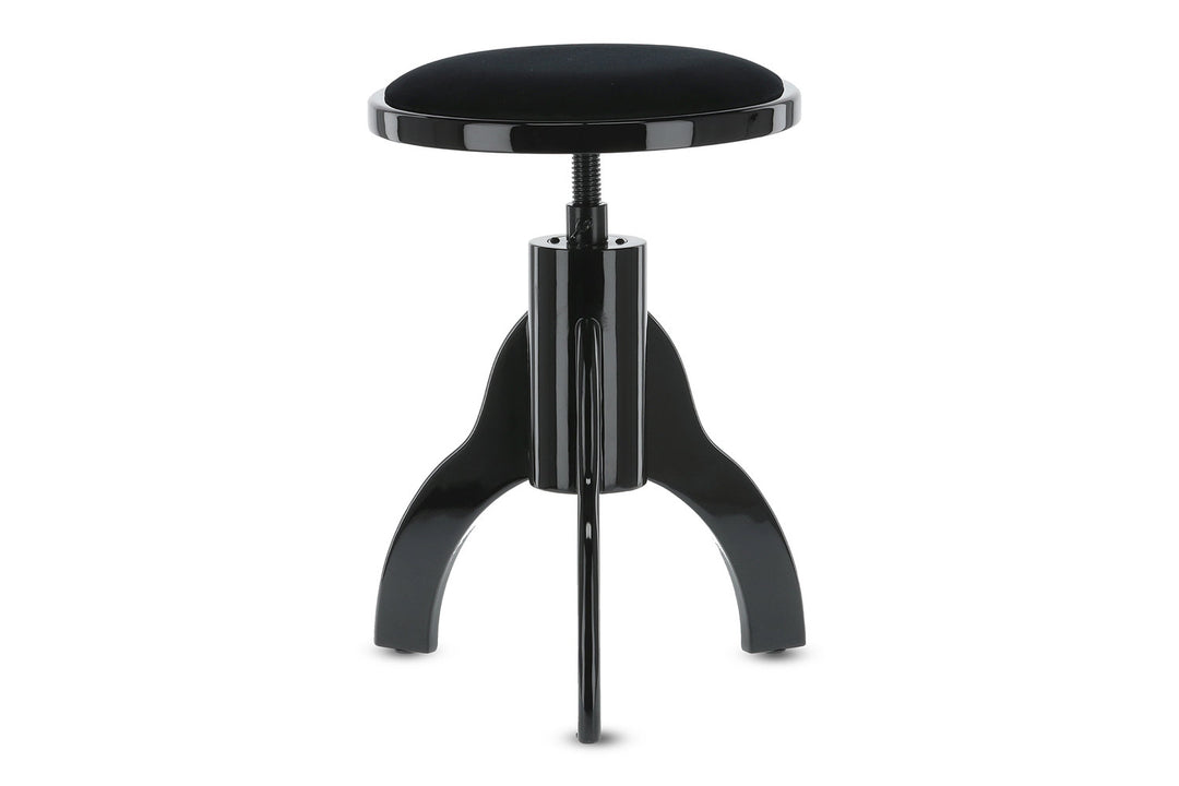 GEWA Silla de piano Deluxe - Black highgloss