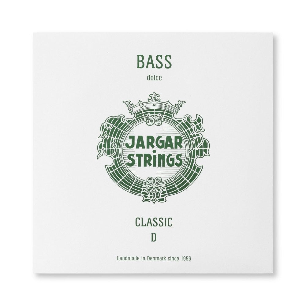 Jargar cuerda D para contrabajo, acero cromado, dolce