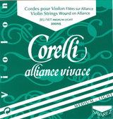 Corelli Violin strings Alliance Vivace - Medium-light 800ML