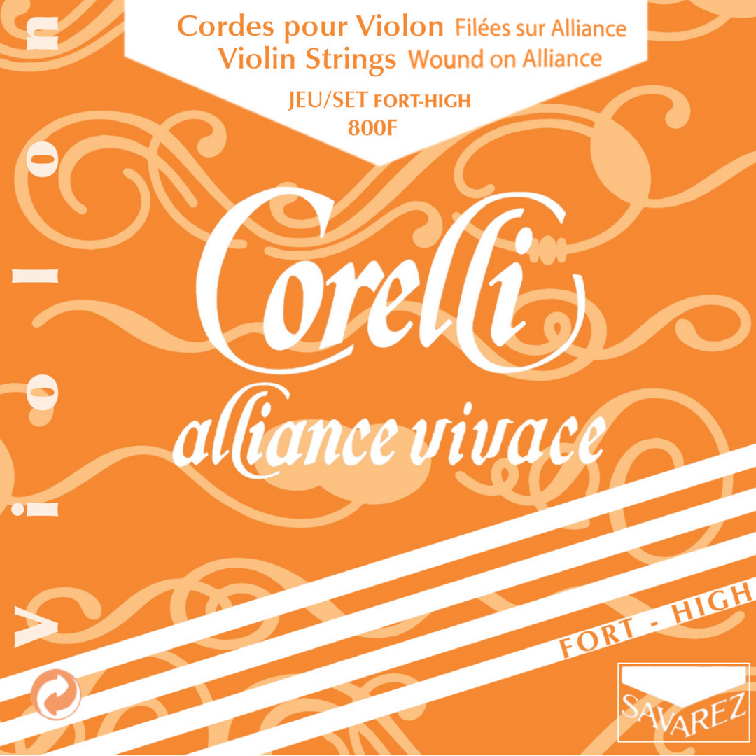 Cuerdas para Violin Corelli Alliance Vivace - Forte 800F