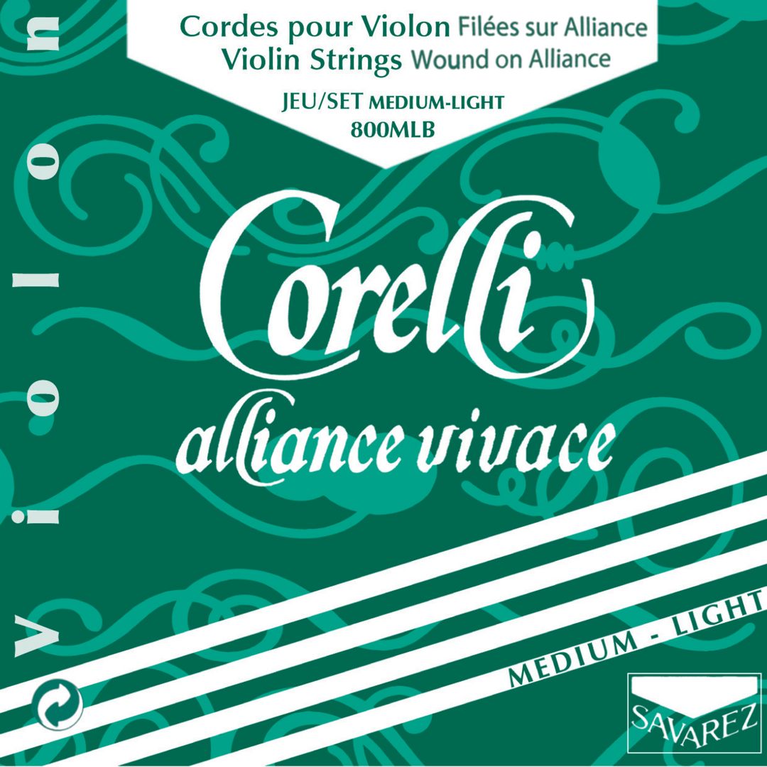Corelli Violines Strings Alliance Vivace - Medium-light 800MLB