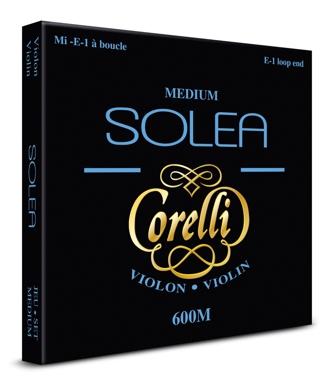 Strings para Violines Corelli Solea - Set E con extremos de lazo (600M)