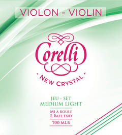 Cuerdas de Violines Corelli New Crystal - Medium-light (700MLB)