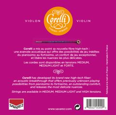 Corelli cuerdas para violines Cantiga - Forte (900FB)