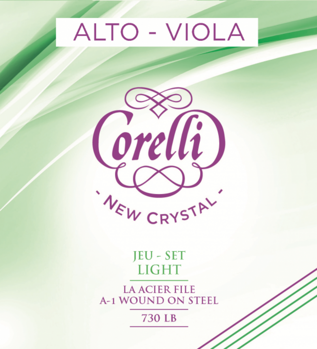 Corelli Cuerdas para Viola New Crystal - Light (730LB)