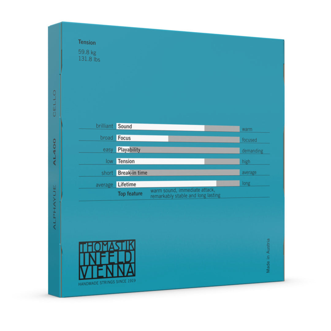 Cuerdas para violonchelo Thomastik-Infeld Alphayue - Set 4/4 (AL400)
