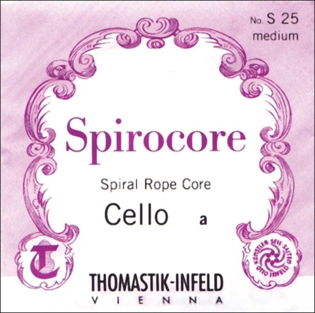 Thomastik-Infeld cuerdas de Violonchelo Spirocore con núcleo en espiral - Medium (S25)