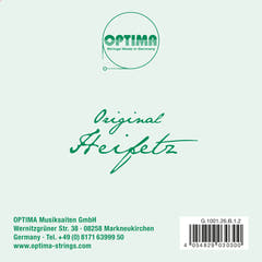 Optima Goldbrokat cuerda E 1/2 para violín, 0,26 mm, bola