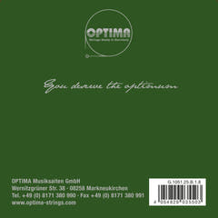 Optima Goldbrokat Premium cuerda E para violín 1/8, 0,25 mm, bola
