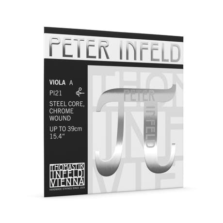 Cuerdas Thomastik-Infeld para viola Peter Infeld con núcleo sintético - A Steel /Chrome (PI21)