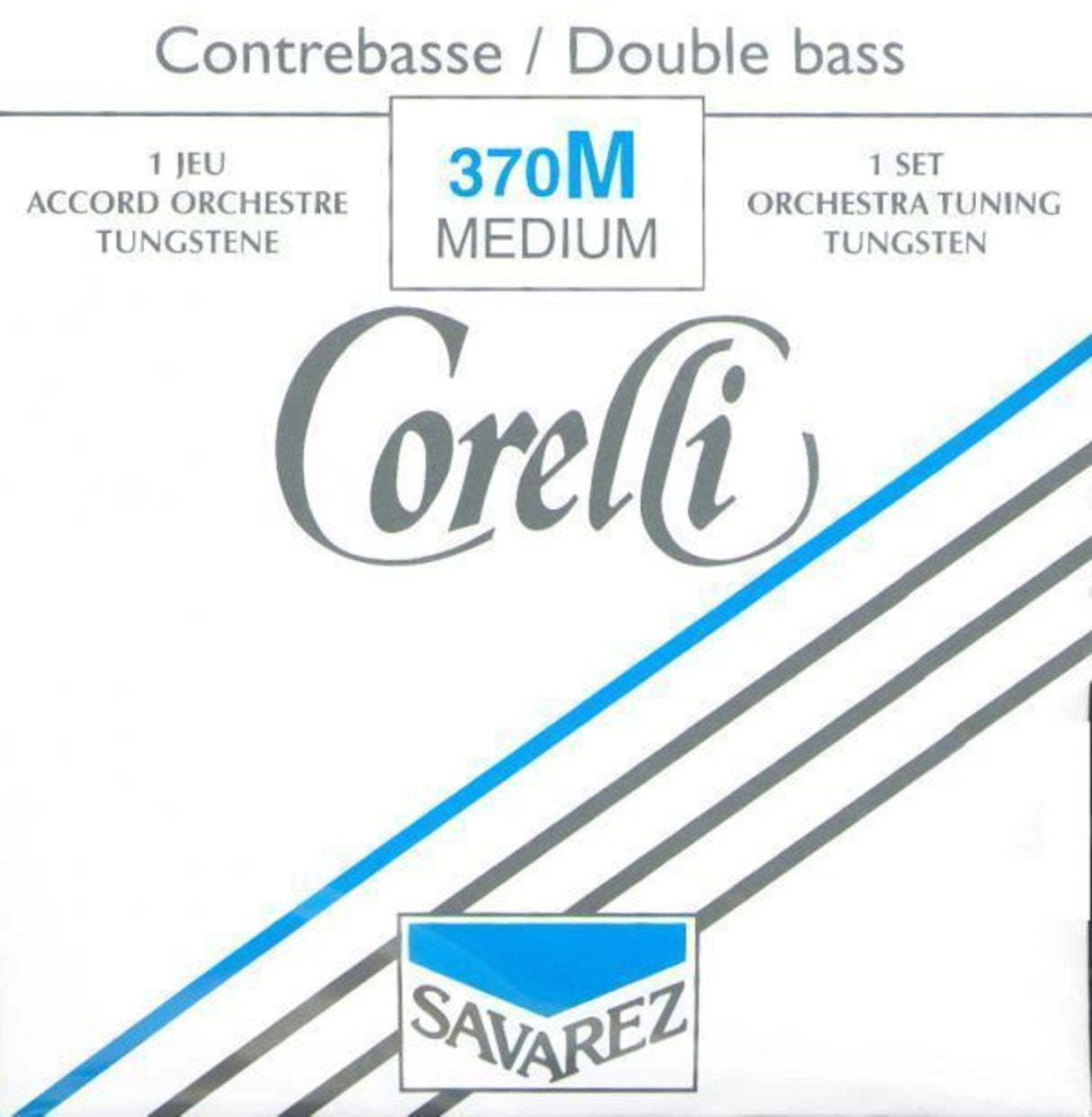 Corelli Double bass strings Orchestral tuning wolfram - Extra strong (372TX)
