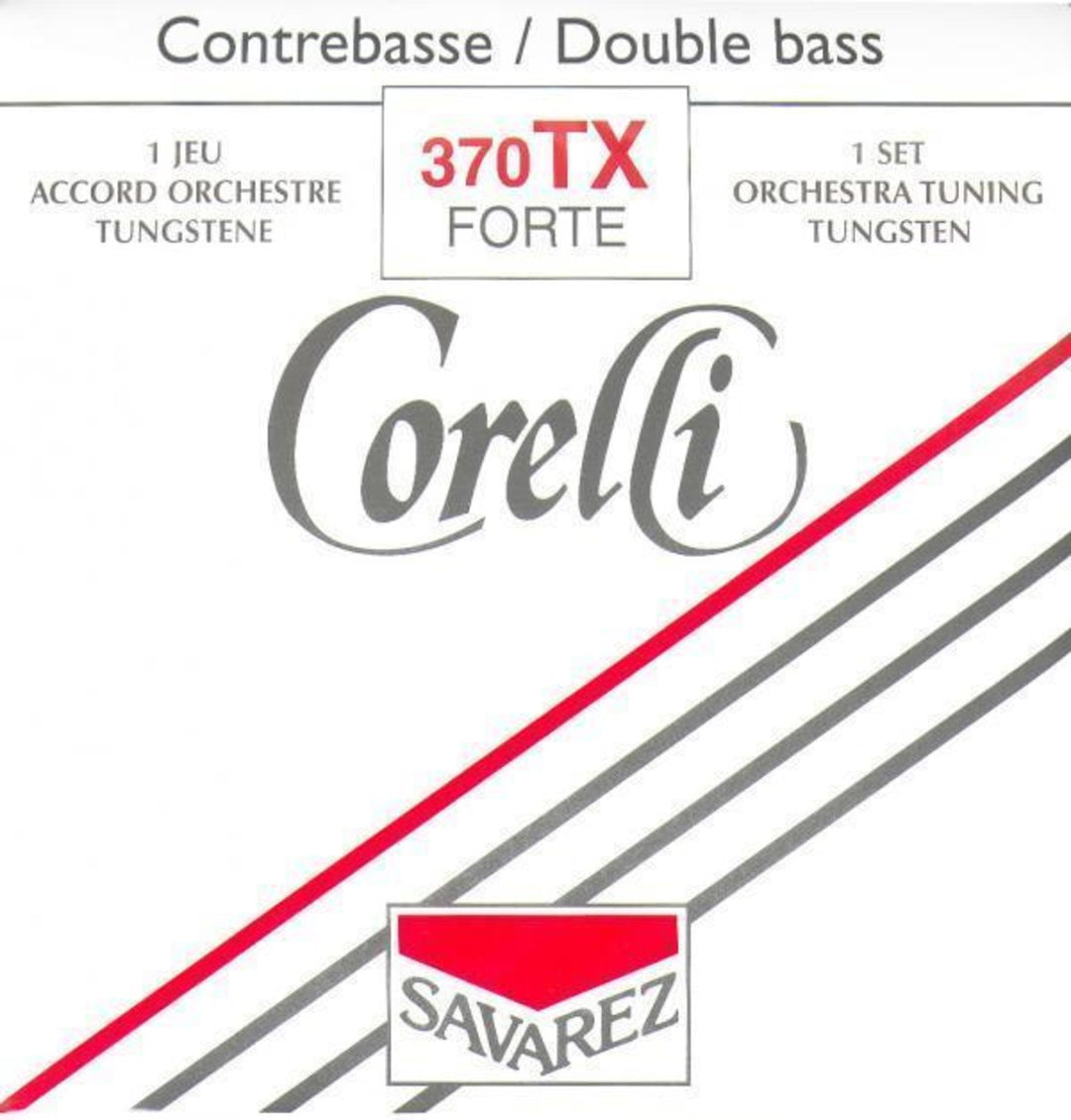 Corelli Cuerdas de contrabajo Orchestral con afinación de wolframio - Extra strong (370TX)