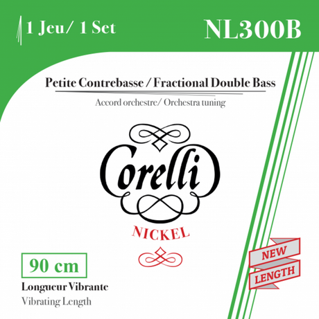 Corelli Double bass strings Fractional - small scale - E 1/4 (304B)