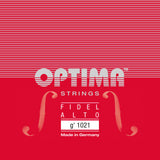 Optima 1021 cuerda G1 para viola de 6 cuerdas, acero plateado