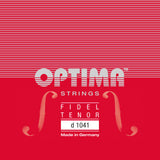 Optima 1041 cuerda D1 para fiddle tenor de 6 cuerdas, acero plateado