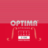 Optima 1046 cuerda D6 para fiddle tenor de 6 cuerdas, plateada