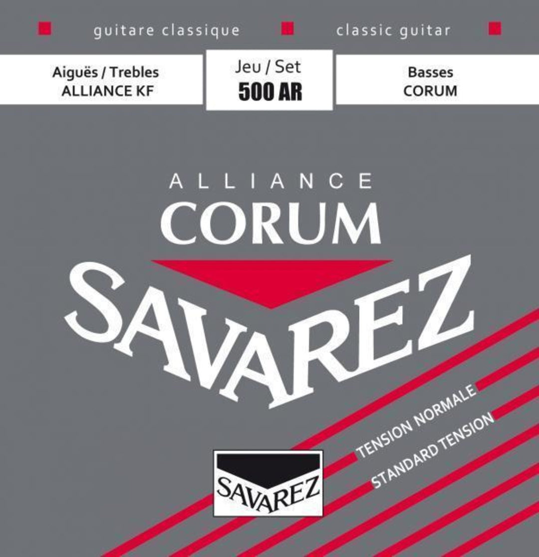 Cuerdas Savarez para guitarras clásicas Alliance Corum - Set Standard (500AR)