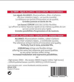 Cuerdas Savarez para guitarras clásicas Alliance Corum - Set Standard (500AR)
