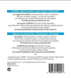 Savarez Strings para guitarra clásica Alliance Corum - set alto (500AJ)