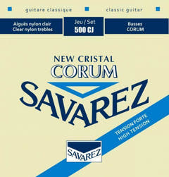 Savarez Cuerdas para Guitarras clásicas Corum New Cristal - Set (500CJ)