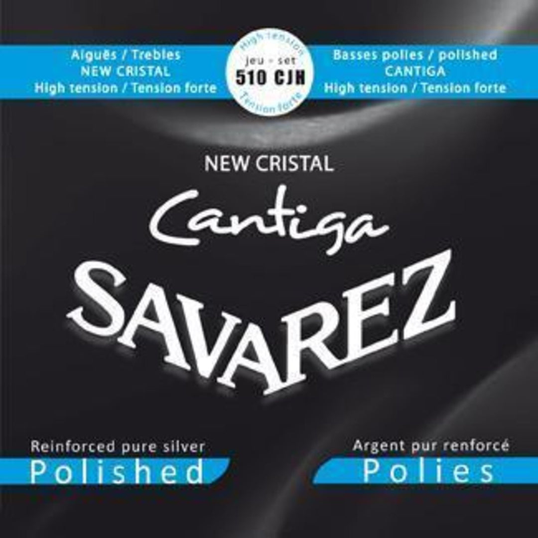 Savarez Cuerdas para guitarra clásica New Cristal Cantiga - Set alta, rectificadas (510CJH)