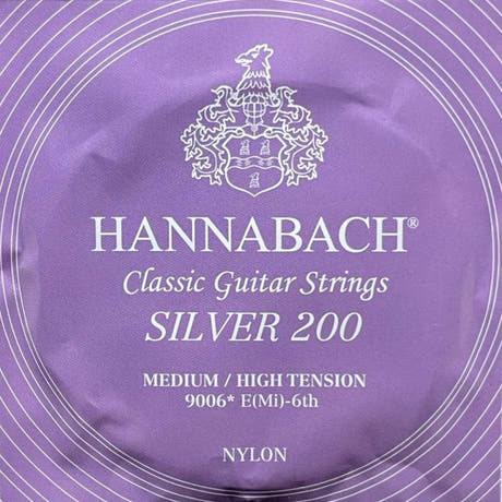 Hannabach 900 E6 cuerda de bajo para guitarra clásica, medium/high tension