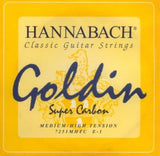 Hannabach 725 E1 cuerda de agudos, guitarra clásica, medium/alta tensión