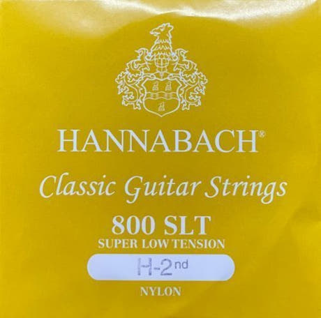 Cuerda aguda Hannabach 800 H/B2, guitarra clásica, super low tension