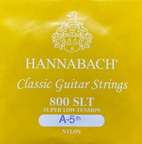 Hannabach 800 A5 cuerda grave para guitarras clásicas, super low tension