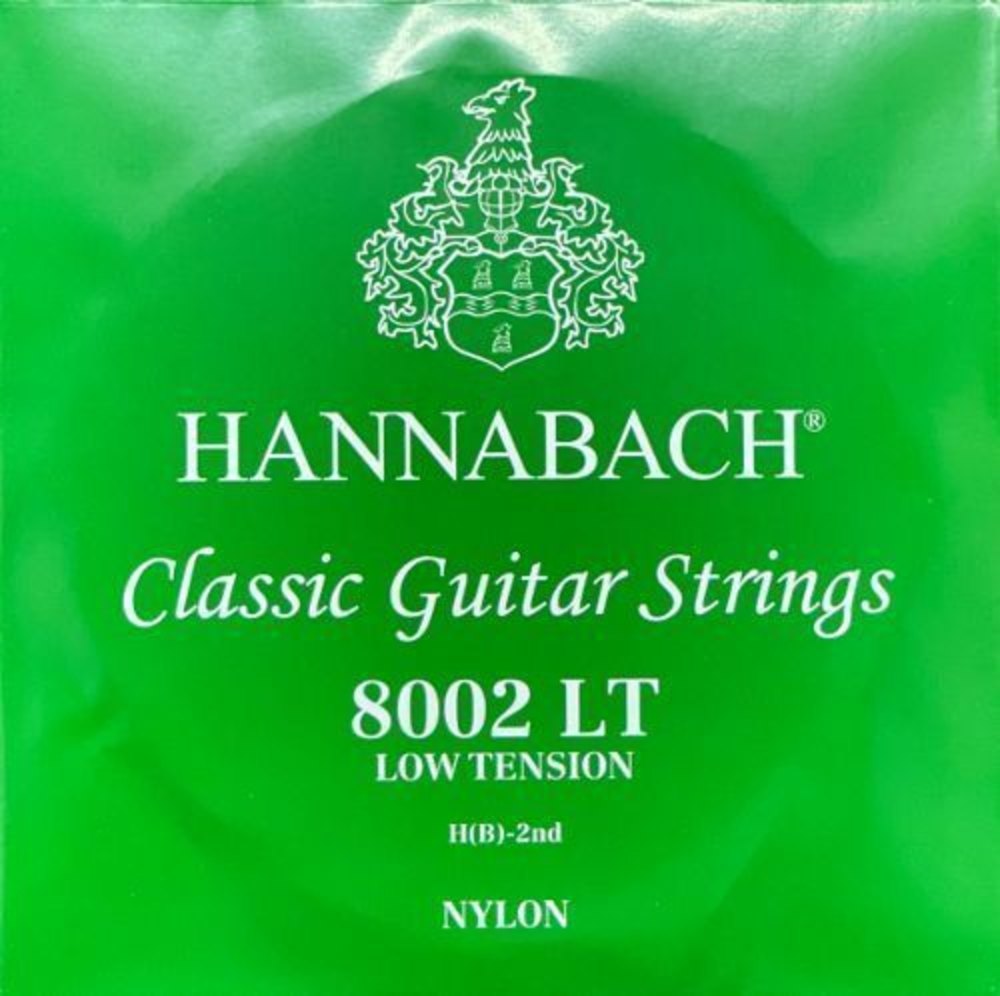 Hannabach 800 H/B2 cuerda aguda para guitarras clásicas, low tension