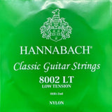 Hannabach 800 H/B2 cuerda aguda para guitarras clásicas, low tension