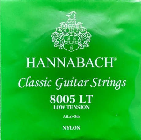 Hannabach 800 cuerda de bajo A5 para guitarras clásicas, Low tension
