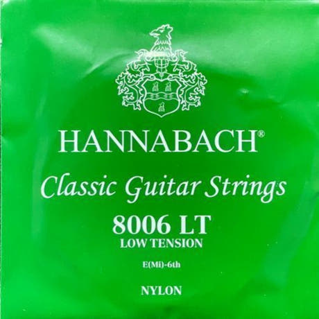 Cuerda de bajo Hannabach 800 E6 para guitarra clásica, tensión baja