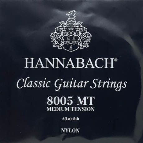 Hannabach 800 A5 cuerda de bajo para guitarras clásicas, medium tension