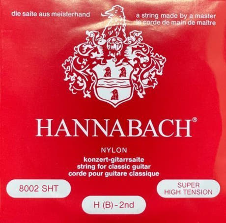 Hannabach 800 H/B2 cuerda de agudos, guitarra clásica, super high tension
