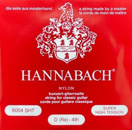 Hannabach 800 D4 cuerda de bajo para guitarras clásicas, super high tension