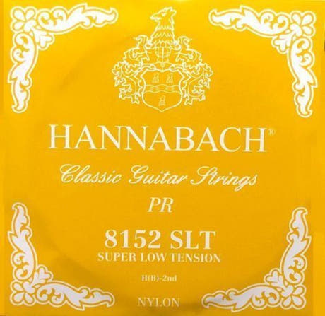 Hannabach 815 H/B2 cuerda aguda, guitarra clásica, tensión super baja