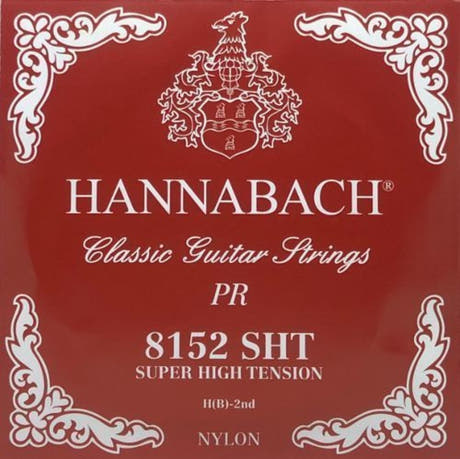 Cuerda aguda Hannabach 815 H/B2, guitarra clásica, super high tension