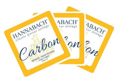 Hannabach Cuerdas para guitarras clásicas CARBON Medium/High tension Discant - Set de 3 agudas (CAR8MHT)