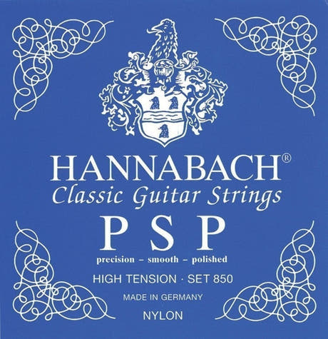 Hannabach Strings for classic guitar Serie 850 High tension PSP - Set high (850HT)