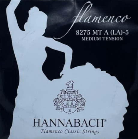 Hannabach 827 A5 cuerda de bajo para guitarra flamenca, medium tension